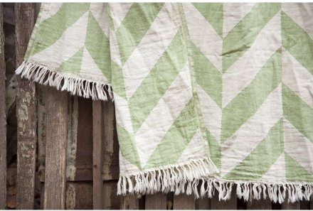 Плед-накидка Fishbone Throw Green Eyes 130х180 см 2000022091381