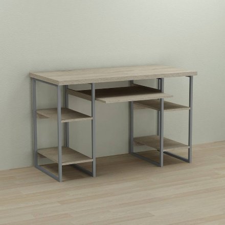 Письмовий стіл Ferrum-decor Тім 76x120x70 сірий ДСП Дуб Сонома 32мм (FRD-101893) Письмовий стіл Ferrum-decor Тім 76x120x70 сірий ДСП Дуб Сонома 32мм (FRD-101893)