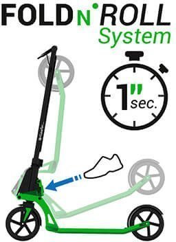 Самокат складаний Pure 180 Back-white