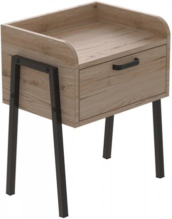 Тумба модульна Ferrum-decor Бетті 540x450x320 метал Чорний ДСП Дуб Сан-Марино 16 мм (FRD-105508) Тумба модульна Ferrum-decor Бетті 540x450x320 метал Чорний ДСП Дуб Сан-Марино 16 мм (FRD-105508)
