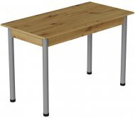 Стіл кухонний Ferrum-decor Беніта 75x120x70 Сірий ДСП Дуб Артизан 16мм (FRD-105695)