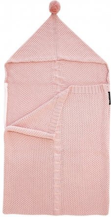 Плетений конверт Powder Pink lullalove-6593