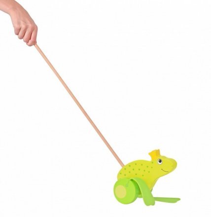 Іграшка-штовхач Жабка 54938G Іграшка-штовхач Жабка 54938G