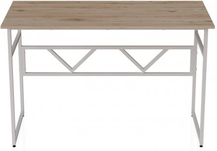Комп'ютерний стіл Ferrum-decor Раян 75x140x60 білий ДСП Дуб Сан-Марино 16мм (FRD-101144)