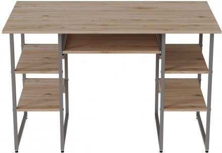 Комп'ютерний стіл Ferrum-decor Тім 75x120x70 сірий ДСП Дуб Сан-Марино 32мм (FRD-101895)