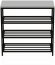 Полиця для взуття Слайм 3 Ferrum-decor 635x630x260 Чорний метал ДСП Біле 16 мм (FRD-105156) Полиця для взуття Слайм 3 Ferrum-decor 635x630x260 Чорний метал ДСП Біле 16 мм (FRD-105156)