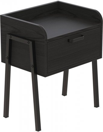 Тумба модульна Ferrum-decor Бетті 540x450x320 метал Чорний ДСП Сосна Кембра 16 мм (FRD-105509)