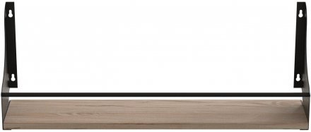 Полиця настінна Ferrum-decor Ізі 260x600x150 метал Чорний ДСП Дуб Сан-Марино 16 мм (FRD-102927) Полиця настінна Ferrum-decor Ізі 260x600x150 метал Чорний ДСП Дуб Сан-Марино 16 мм (FRD-102927)