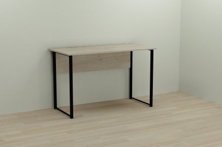 Письмовий стіл Ferrum-decor Курт 75x100x70 чорний ДСП Дуб Сонома 16мм (FRD-103927)
