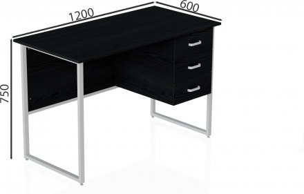 Комп'ютерний стіл Ferrum-decor Гаррі 75x120x60 білий ДСП Сосна Кембра 16мм (FRD-104054) Комп'ютерний стіл Ferrum-decor Гаррі 75x120x60 білий ДСП Сосна Кембра 16мм (FRD-104054)