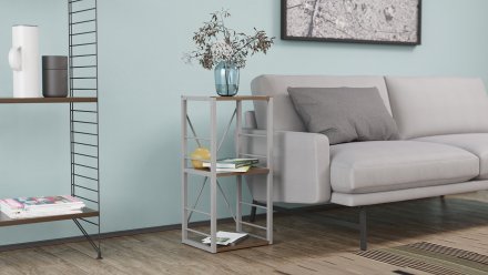 Етажерка 3/34 Ferrum-decor Серії Конект 73x34x28 сірий ДСП Дуб Сонома 16мм (FRD-104304) Етажерка 3/34 Ferrum-decor Серії Конект 73x34x28 сірий ДСП Дуб Сонома 16мм (FRD-104304)