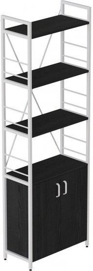 Етажерка 4/60 Ferrum-decor Серії Конект із тумбою 179x60x28 Білий ДСП Сосна Кембра (FRD-104493)