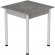 Стіл кухонний Ferrum-decor Агата 75x70x70 Білий ДСП Бетон 16мм (FRD-105555) Стіл кухонний Ferrum-decor Агата 75x70x70 Білий ДСП Бетон 16мм (FRD-105555)
