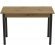 Стіл кухонний Ferrum-decor Беніта 75x120x70 Чорний ДСП Дуб Артизан 16мм (FRD-105697)
