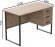 Комп'ютерний стіл Ferrum-decor Гаррі 75x140x60 чорний ДСП Дуб Сан-Марино 32мм (FRD-103549)