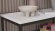 Полиця для взуття Слайм 4 Ferrum-decor 820x630x260 Чорний метал ДСП Біле 16 мм (FRD-105160)
