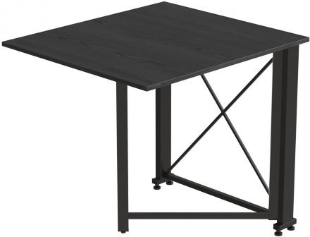 Стіл-книга трансформер Оріон 1 Ferrum-decor 750x810x730 Чорний метал ДСП Сосна Кембра 16 мм (FRD-104599)