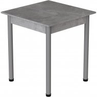 Стіл кухонний Ferrum-decor Агата 75x70x70 Сірий ДСП Бетон 16мм (FRD-105556)