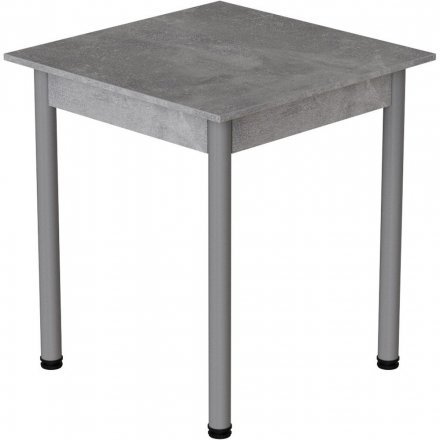 Стіл кухонний Ferrum-decor Агата 75x70x70 Сірий ДСП Бетон 16мм (FRD-105556) Стіл кухонний Ferrum-decor Агата 75x70x70 Сірий ДСП Бетон 16мм (FRD-105556)
