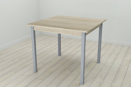 Стіл кухонний Ferrum-decor Дієго 75x90x90 Сірий ДСП Сонома 16мм (FRD-106315)