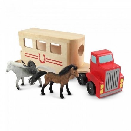 Іграшковий автомобіль-причіп для коней MD14097