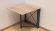 Стіл-книга трансформер Оріон 1 Ferrum-decor 750x810x730 Чорний метал ДСП Дуб Сонома 16 мм (FRD-104600)