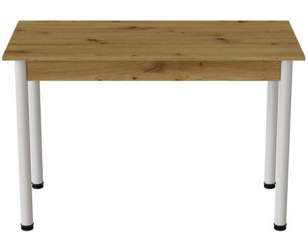 Стіл кухонний Ferrum-decor Беніта 75x120x80 Білий ДСП Дуб Артизан 16мм (FRD-105699) Стіл кухонний Ferrum-decor Беніта 75x120x80 Білий ДСП Дуб Артизан 16мм (FRD-105699)