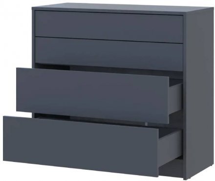 Комод Doros Дейл Графіт 4Ш 90х41х85 (DRS-011950) Комод Doros Дейл Графіт 4Ш 90х41х85 (DRS-011950)