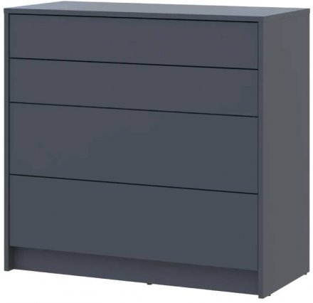 Комод Doros Дейл Графіт 4Ш 90х41х85 (DRS-011950) Комод Doros Дейл Графіт 4Ш 90х41х85 (DRS-011950)