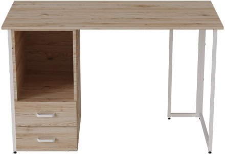 Комп'ютерний стіл Ferrum-decor Отто 75x120x60 білий ДСП Дуб Сан-Марино 16мм (FRD-101024) Комп'ютерний стіл Ferrum-decor Отто 75x120x60 білий ДСП Дуб Сан-Марино 16мм (FRD-101024)