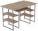 Комп'ютерний стіл Ferrum-decor Тім 75x140x70 сірий ДСП Дуб Сан-Марино 16мм (FRD-101900)