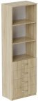 Шафа Анжело Ferrum-decor на 3 полиці з 4 ящики 1900x600x380 ДСП Дуб Сонома 16 мм (FRD-104986)