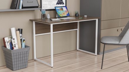 Письмовий стіл із ящиками Ferrum-decor Оскар 750x1200x600 метал Чорний ДСП Сосна Кембра 16 мм (FRD-103215)