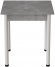 Стіл кухонний Ferrum-decor Агата 75x80x80 Білий ДСП Бетон 16мм (FRD-105558)
