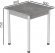 Стіл кухонний Ferrum-decor Агата 75x80x80 Білий ДСП Бетон 16мм (FRD-105558)