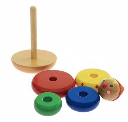 Пірамідка дерев'яна Чоловічок 58896 Пірамідка дерев'яна Чоловічок 58896