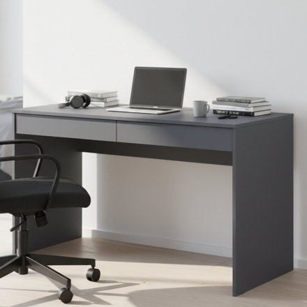 Стіл Doros Дейл Графіт 2Ш 120х60х78 (DRS-011951) Стіл Doros Дейл Графіт 2Ш 120х60х78 (DRS-011951)