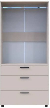 Шафа для одягу Doros Торн Кашемір 2 ДСП/3Ш (штанга) 90х51.6х200 (DRS-012029)