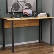 Комп'ютерний стіл Ferrum-decor Курт 75x140x70 чорний ДСП Дуб Сан-Марино 32мм (FRD-102039)
