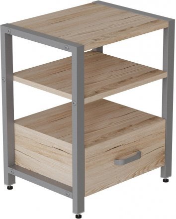 Тумба універсальна Ferrum-decor Вів'єн 1/1 50x41x40 сірий ДСП Дуб Сан-Марино 16мм (FRD-104152)