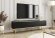 Тумба під телевізор Perfect Home Оро / Oro 3-дверна з золотими ніжками RTV175 Чорний (PFH-091321) Тумба під телевізор Perfect Home Оро / Oro 3-дверна з золотими ніжками RTV175 Чорний (PFH-091321)