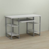 Письмовий стіл Ferrum-decor Тім 76x140x70 сірий ДСП Біле 32мм (FRD-101902)