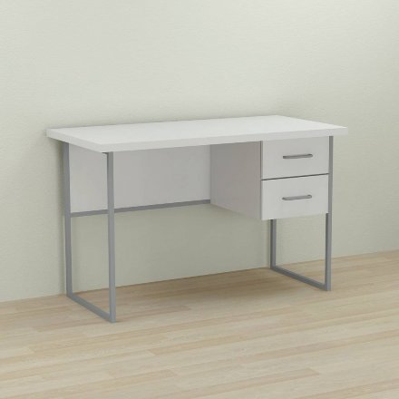 Письмовий стіл Ferrum-decor Дакота 76x120x60 сірий ДСП Біле 32мм (FRD-102315) Письмовий стіл Ferrum-decor Дакота 76x120x60 сірий ДСП Біле 32мм (FRD-102315)