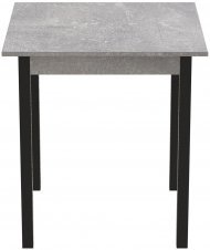 Стіл кухонний Ferrum-decor Агата 75x80x80 Чорний ДСП Бетон 16мм (FRD-105560) Стіл кухонний Ferrum-decor Агата 75x80x80 Чорний ДСП Бетон 16мм (FRD-105560)