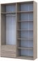 Шафа для одягу Doros Лукас Дуб Сонома 160х50х240 (DRS-011619)