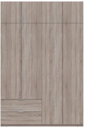 Шафа для одягу Doros Лукас Дуб Сонома 160х50х240 (DRS-011619)