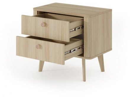 Тумба приліжкова Perfect Home Вікі / Viki 2S з 2 шухлядами Дуб бариста (PFH-091411) Тумба приліжкова Perfect Home Вікі / Viki 2S з 2 шухлядами Дуб бариста (PFH-091411)