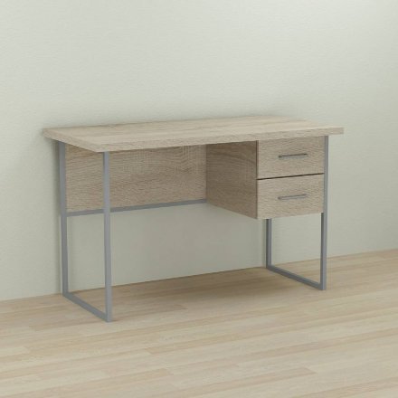 Письмовий стіл Ferrum-decor Дакота 76x120x60 сірий ДСП Дуб Сонома 32мм (FRD-102316) Письмовий стіл Ferrum-decor Дакота 76x120x60 сірий ДСП Дуб Сонома 32мм (FRD-102316)
