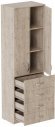 Шафа Анжело Ferrum-decor на 3 полиць з 2 дверима та 4 ящики 1900x600x380 ДСП Дуб Сан-Марино 16 мм (FRD-104990)