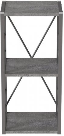 Етажерка 3/34 Ferrum-decor Серії Конект 73x34x28 сірий ДСП Бетон 16мм (FRD-105545)